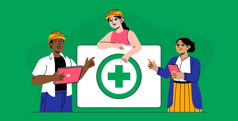 Três profissionais discutem normas de segurança, simbolizando quando a CIPA é obrigatória nas empresas.