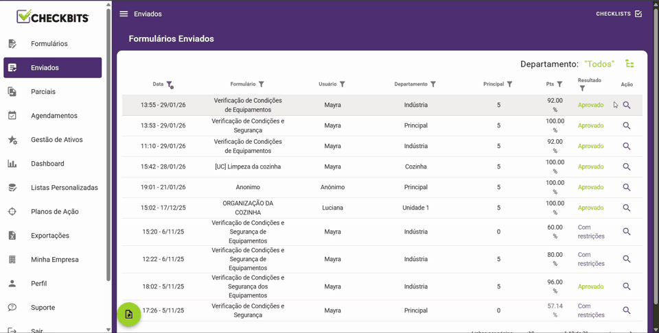 9.-Localização-GPS Gif de localização GPS, uma das funcionalidades do app de checklist.<br />