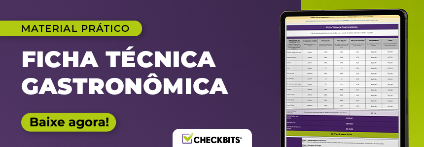 CTA Ficha Técnica Gastronômica