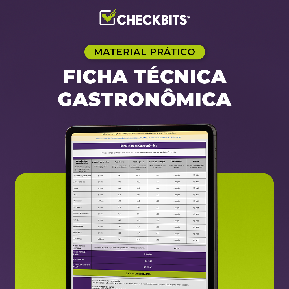 Leia mais sobre o artigo Ficha Técnica Gastronômica