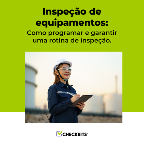 Banner de divulgação do e-book: inspeção de equipamentos.