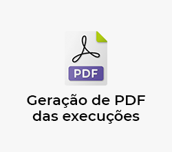 Geração de PDF das execuções